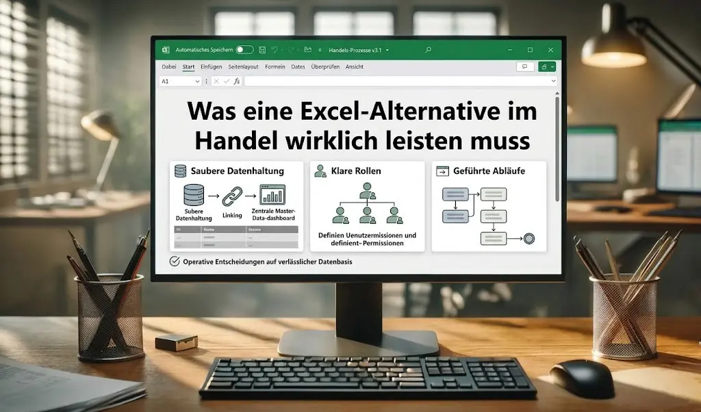 Excel adé: Warum dem Handel eine Excel-Alternative besser hilft