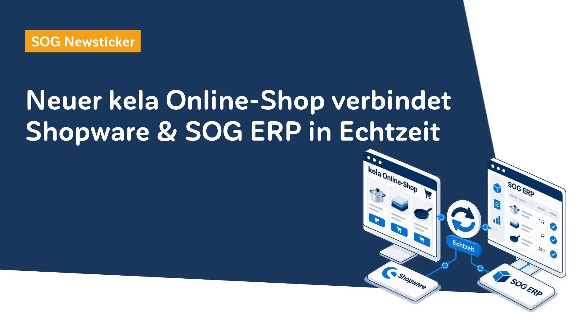 Neuer kela Online-Shop verbindet Shopware und SOG ERP in Echtzeit
